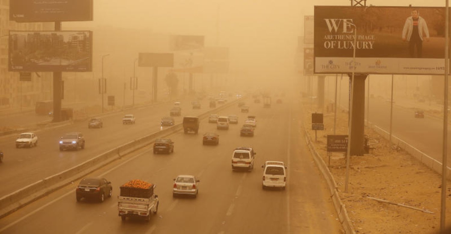 عاصفة رملية في مصر